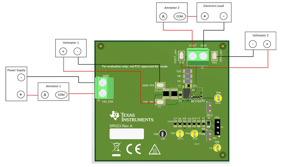 Circuit de localisation - Texas Instruments Module d'évaluation TPSM84338EVM